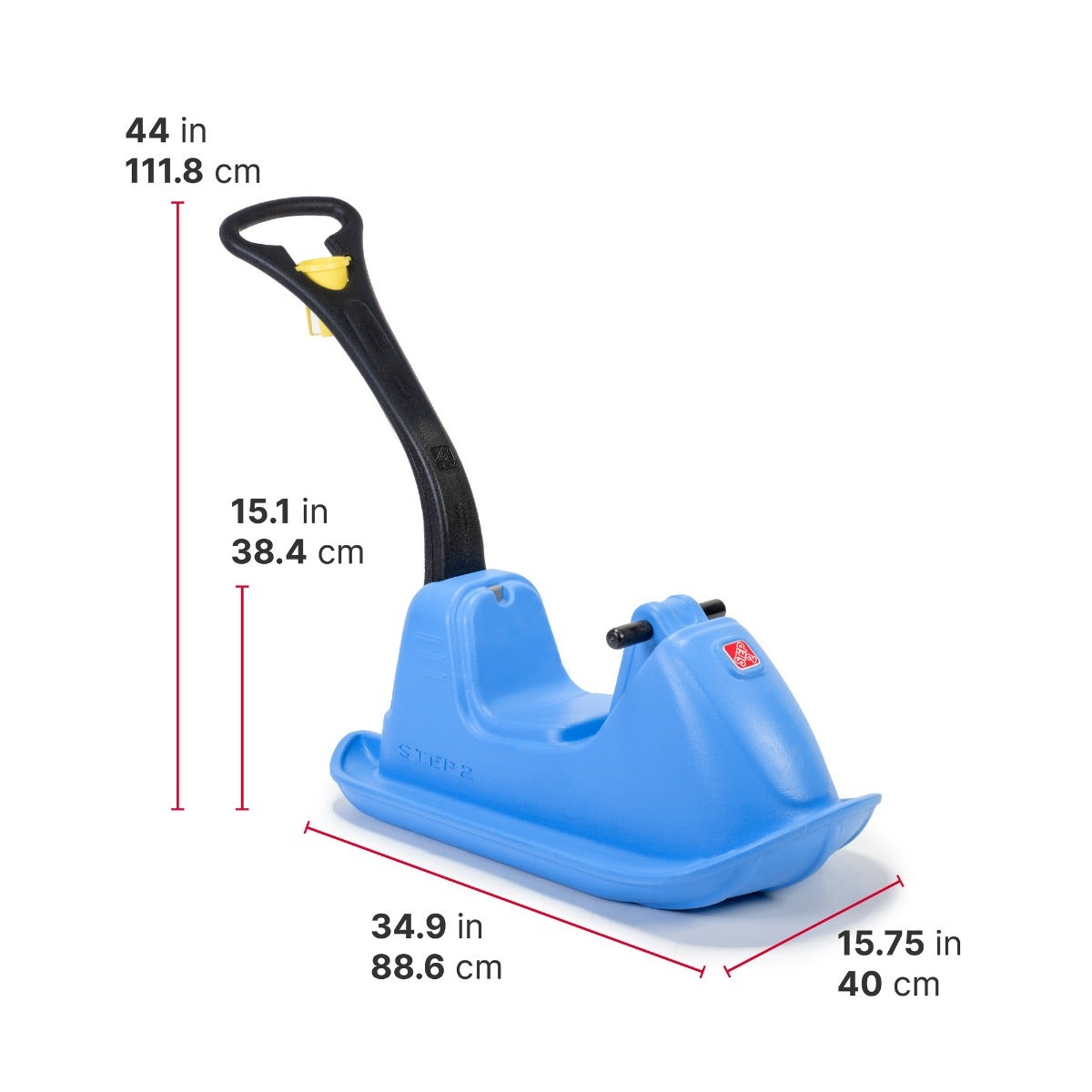 Push Around Snow Sled dimensions