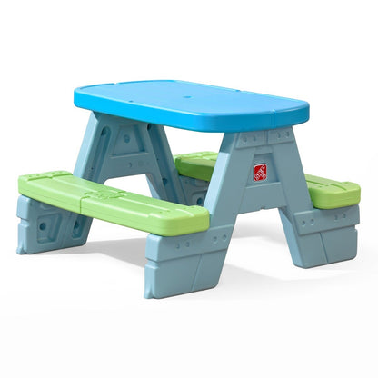 Sun & Shade Picnic Table without umbrella.