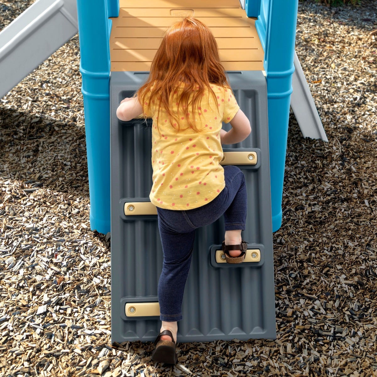 Scout & Slide Climber climbing wall two.