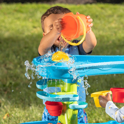 Double Showers Splash Water Table water slide