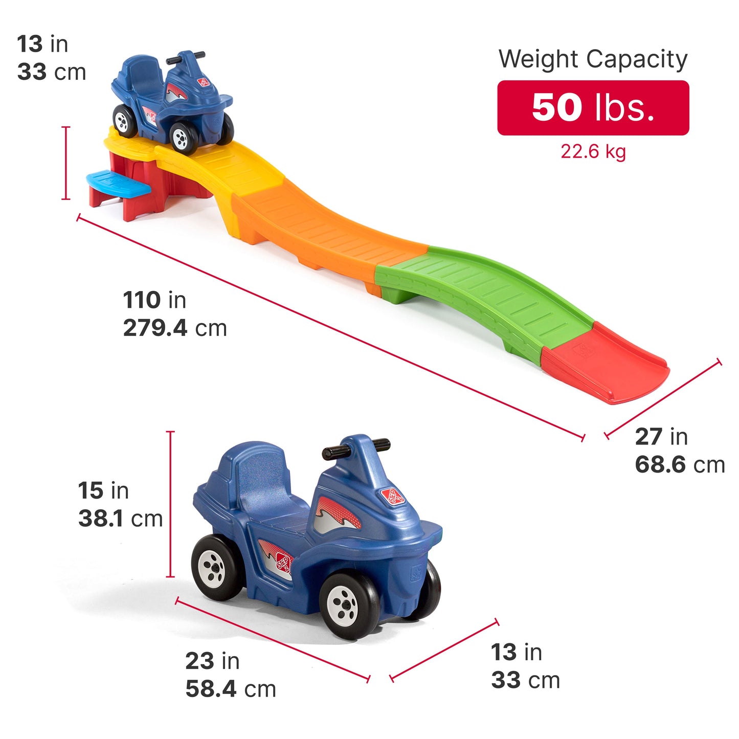 Blue Flash Up & Down Roller Coaster™