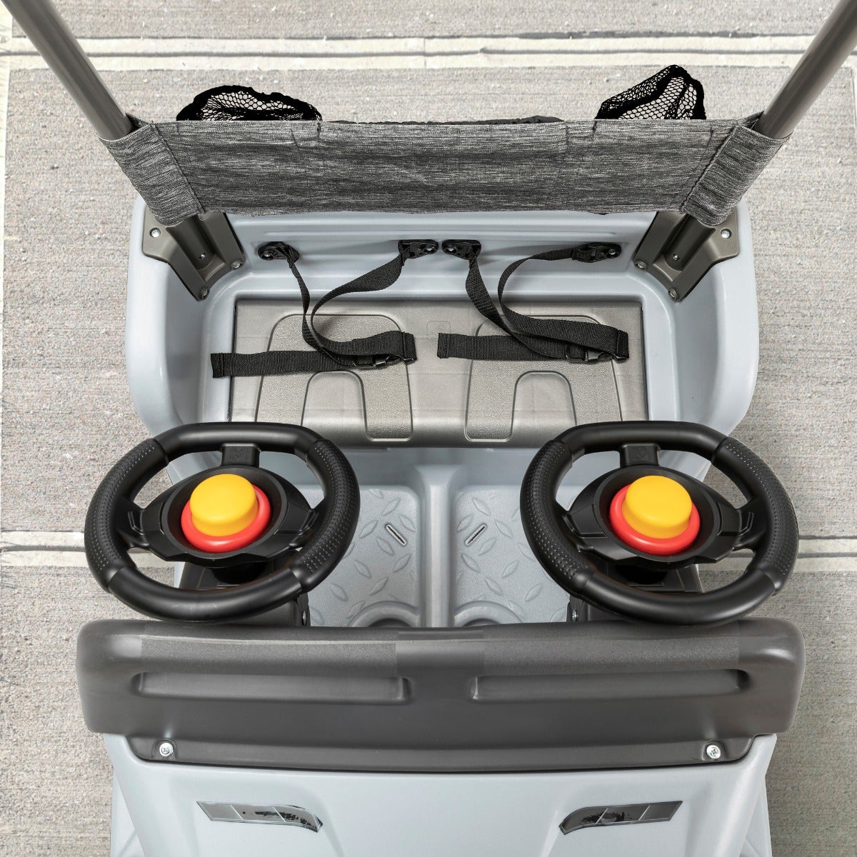 Side-By-Side Push Around SUV Gray interior view<br />