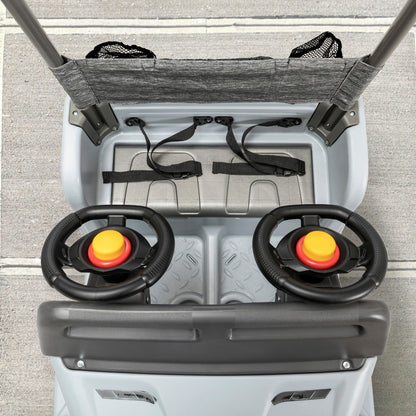 Side-By-Side Push Around SUV Gray interior view<br />