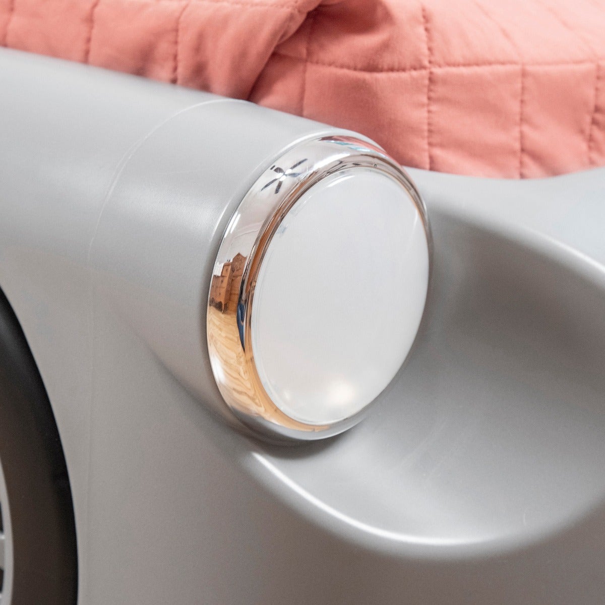 Roadster Toddler-To-Twin Bed™ - Gray headlight