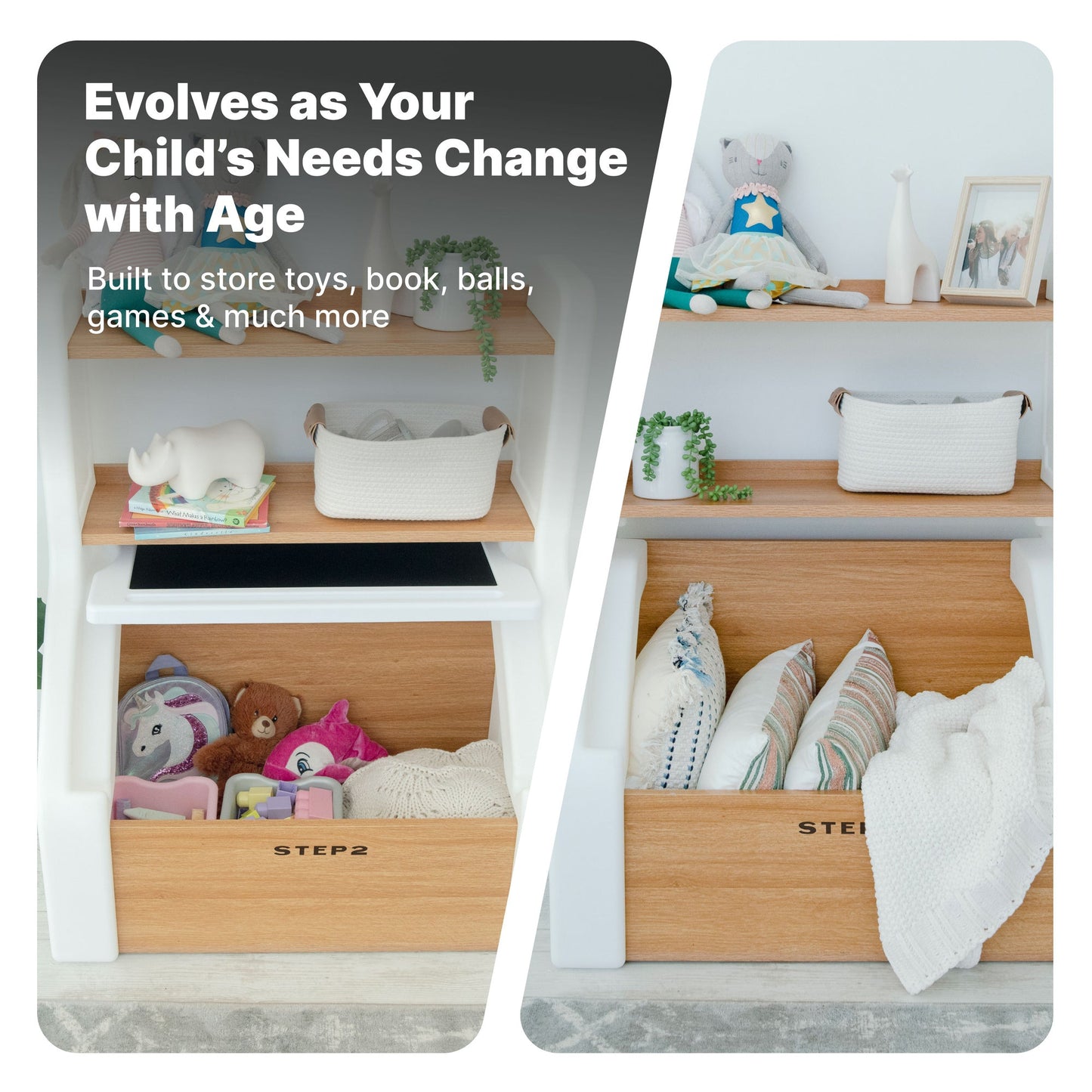 Harmony Toy Storage Box storage areas