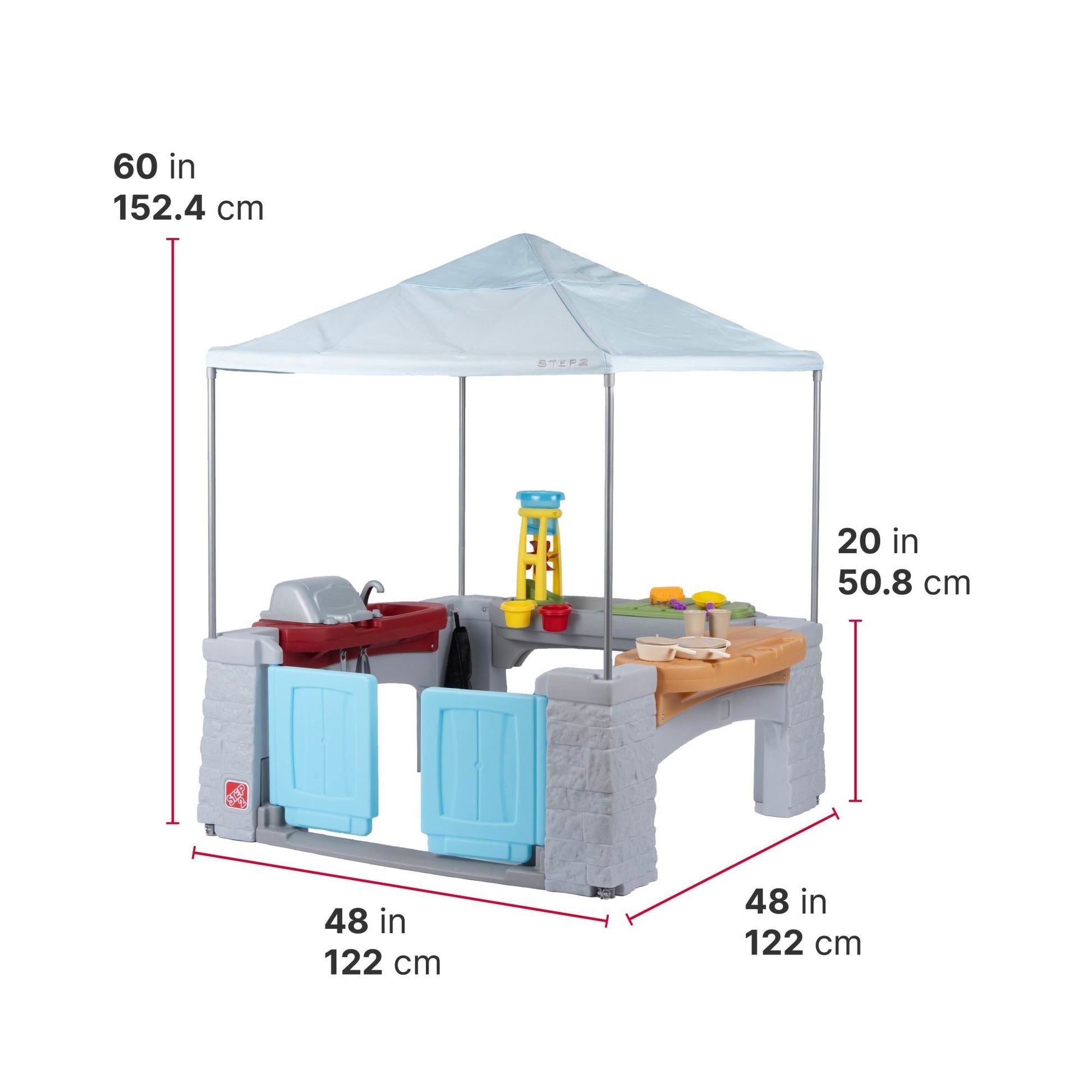 All Around Play Pavilion™ dimensions