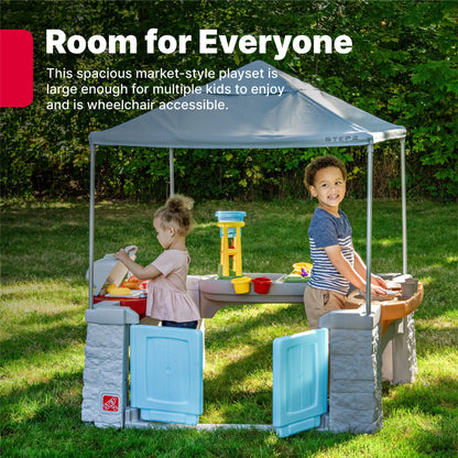 All Around Play Pavilion™ room for multiple kids and is wheelchair accessible