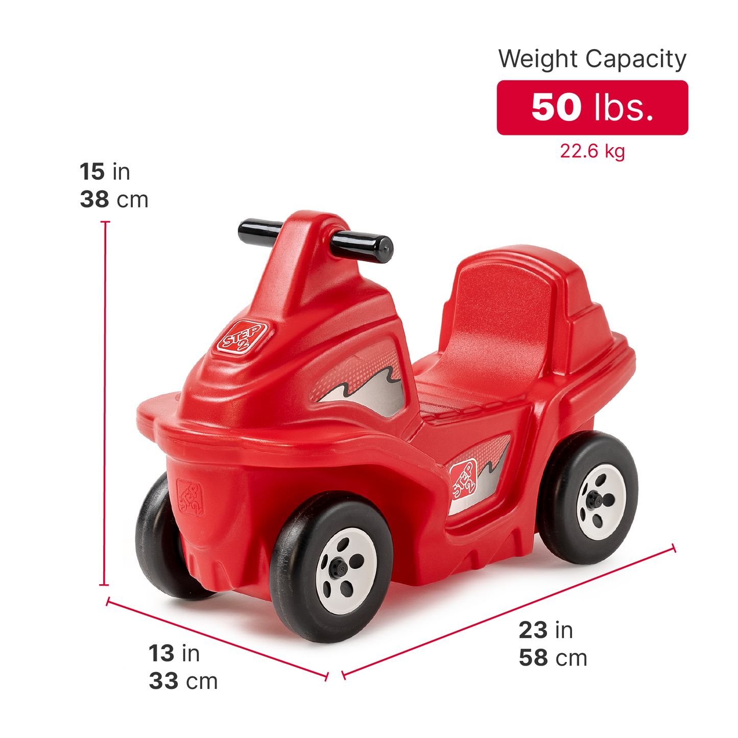 Rapid Ride & Hide Foot-to-Floor Ride-On™