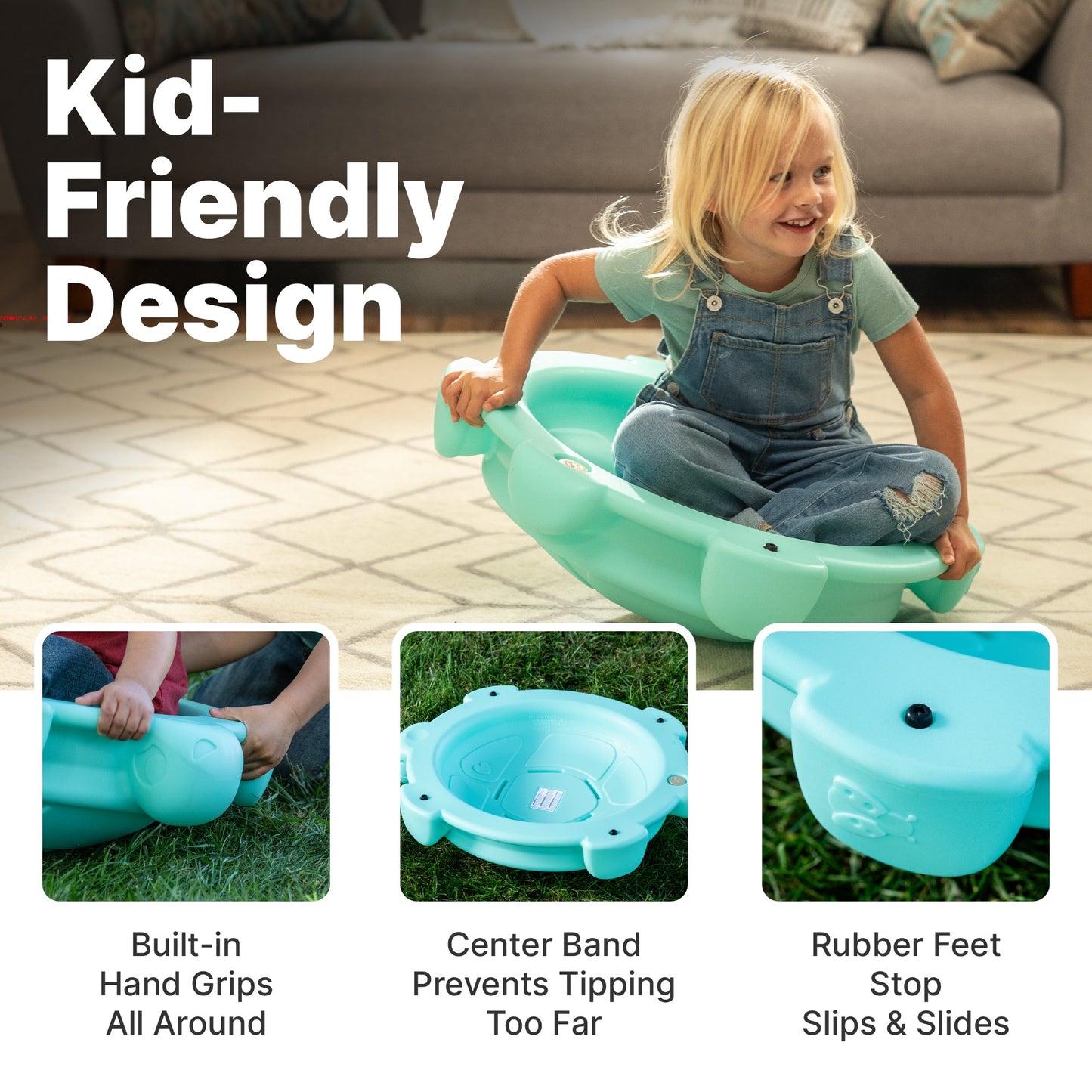 Topsy Turtle™ Rocking Disk & Stepping Stone