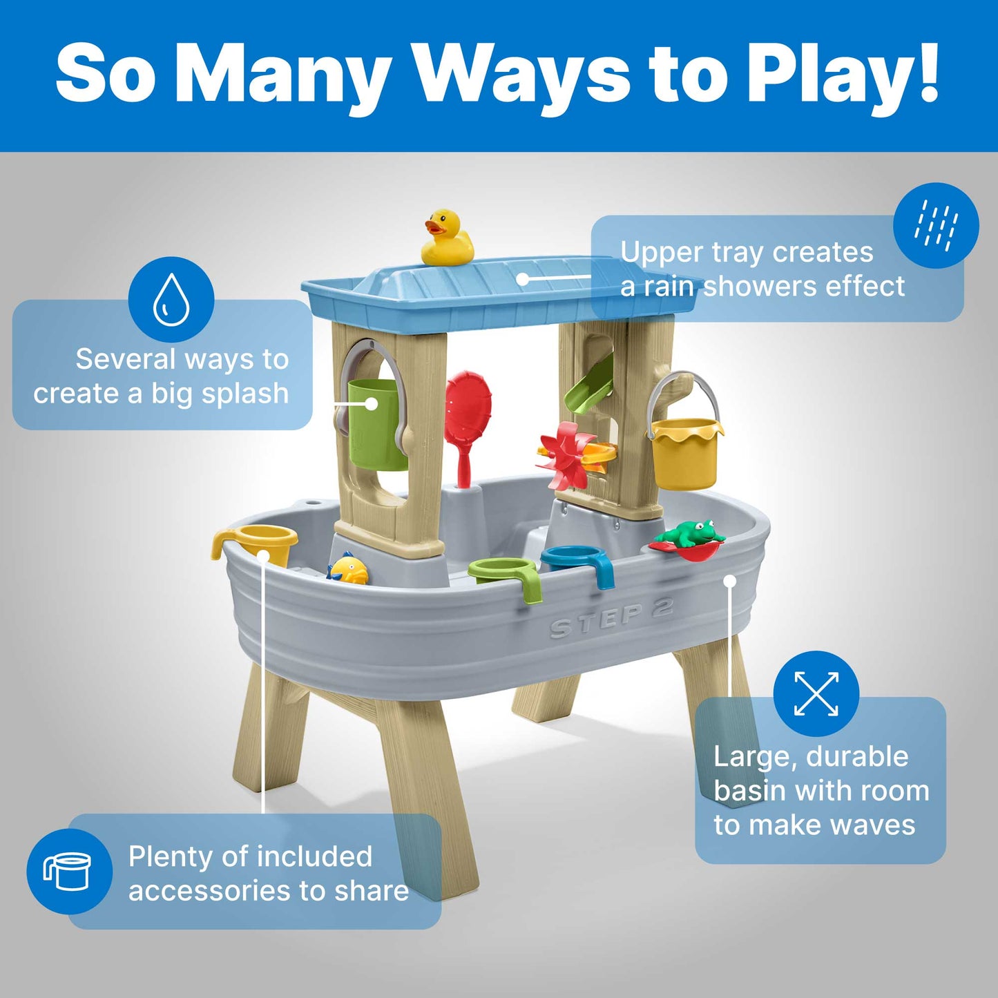 Rain Showers Splash Station Water Table™