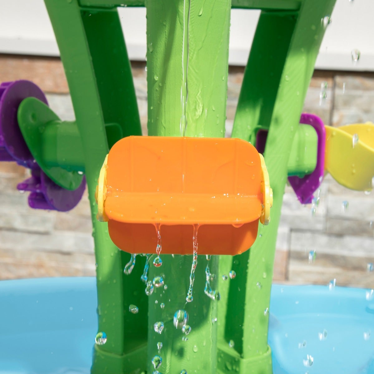 Spring Time Splash Water Table water wheel