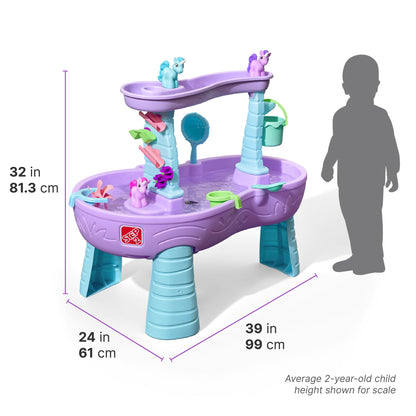 Rain Showers & Unicorns Water Table dimensions