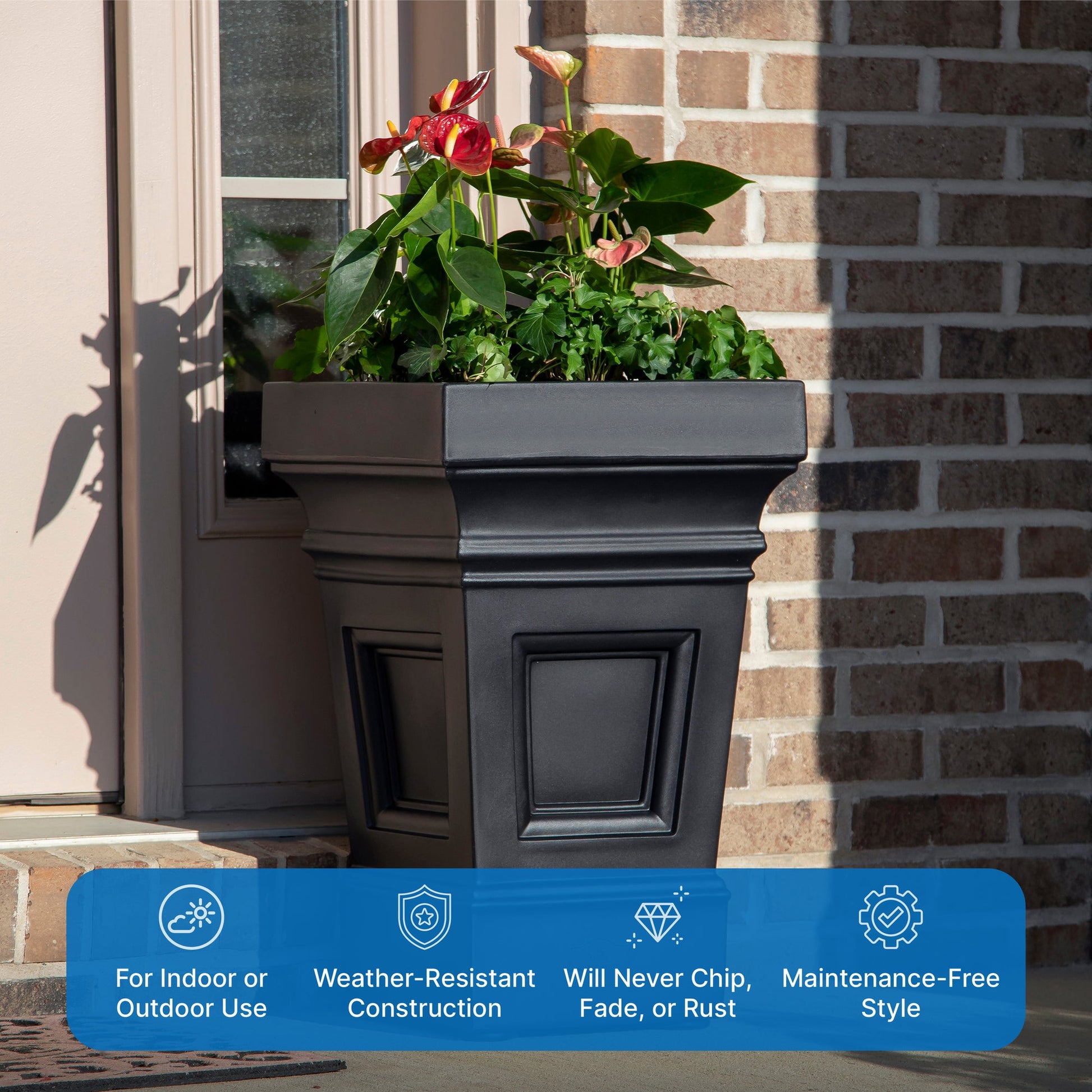 Atherton Planter Box for indoor or outdoor use