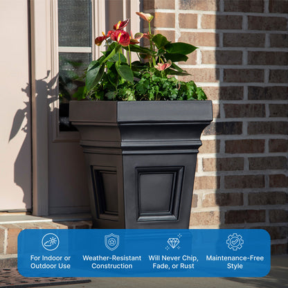 Atherton Planter Box for indoor or outdoor use