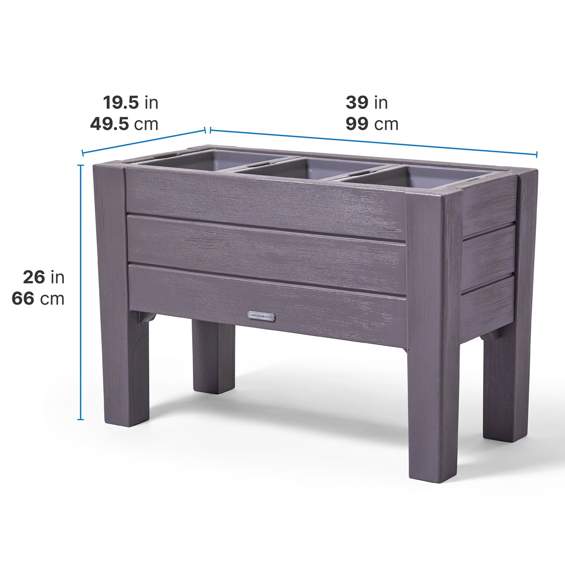 Lakewood Raised Planter dimensions