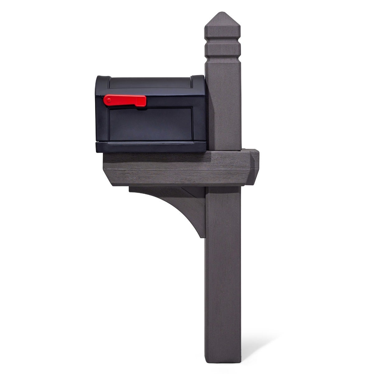 Lakewood XL Mailbox & Post Kit side view.