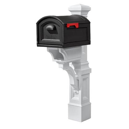 Atherton Mailbox and Post Kit - Classic White