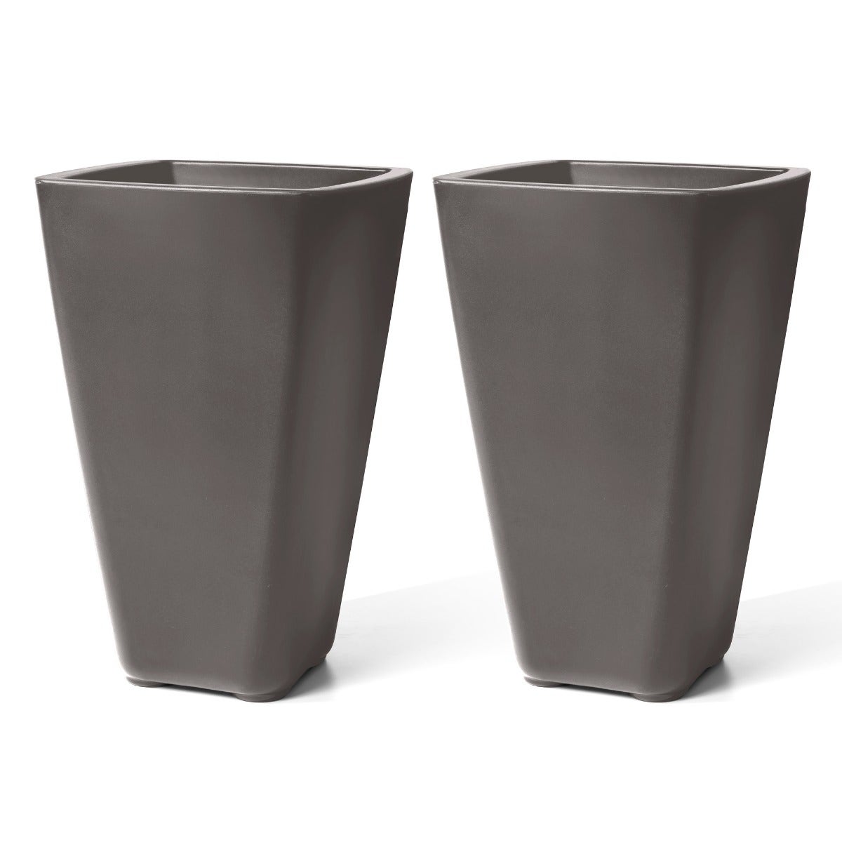 Bridgeview Tall Planter™  - Dark Cedar 2 Pack