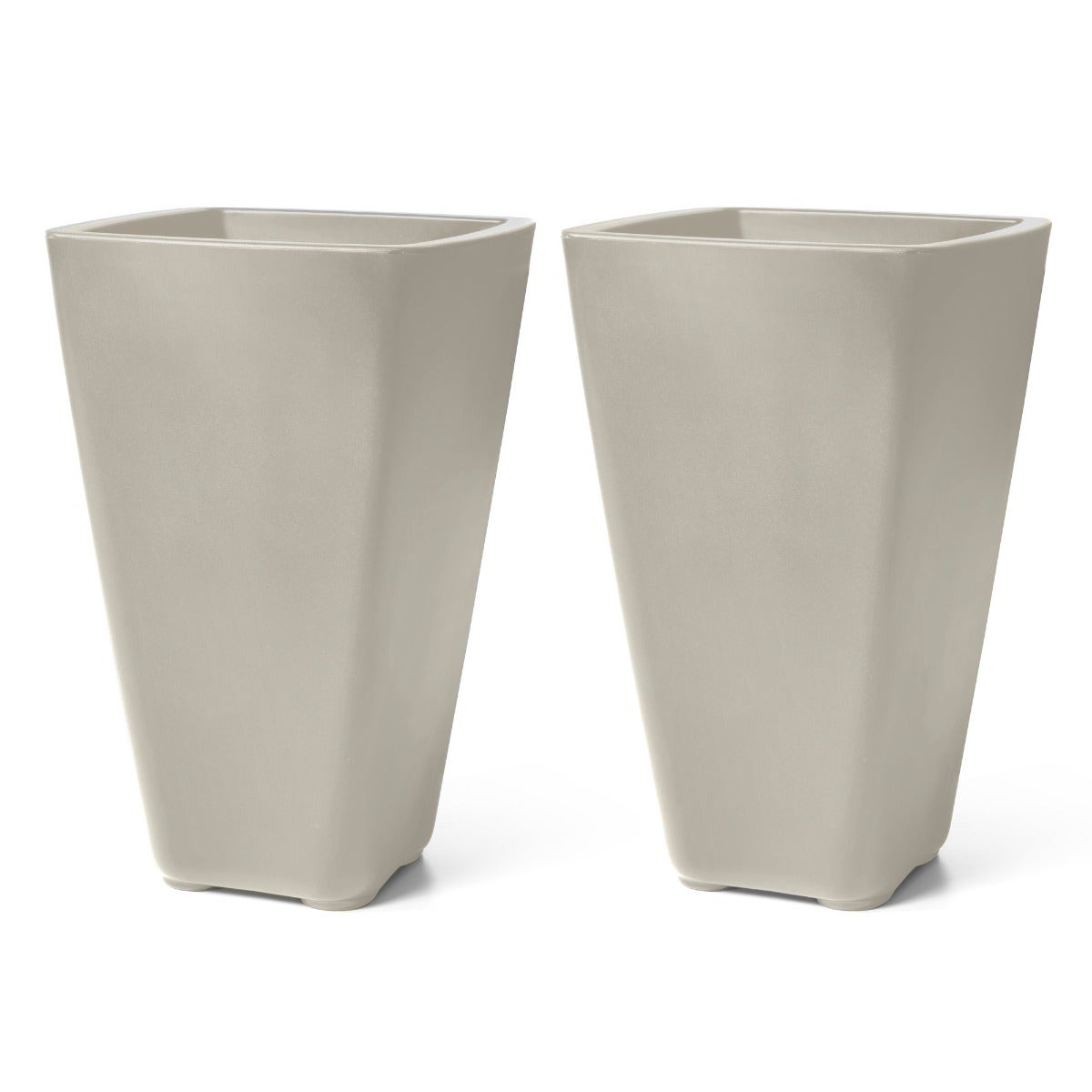 Bridgeview Tall Planter™  - Concrete Gray 2 Pack