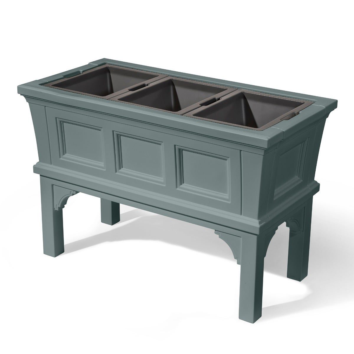 Atherton Raised Planter Box™ - Sage Gray