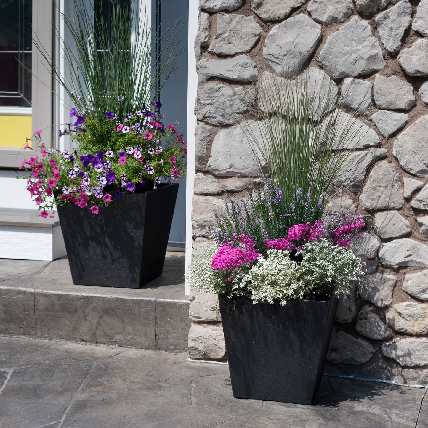 Tremont Short Square Planter™ 14" H x 15" W- Set of 2