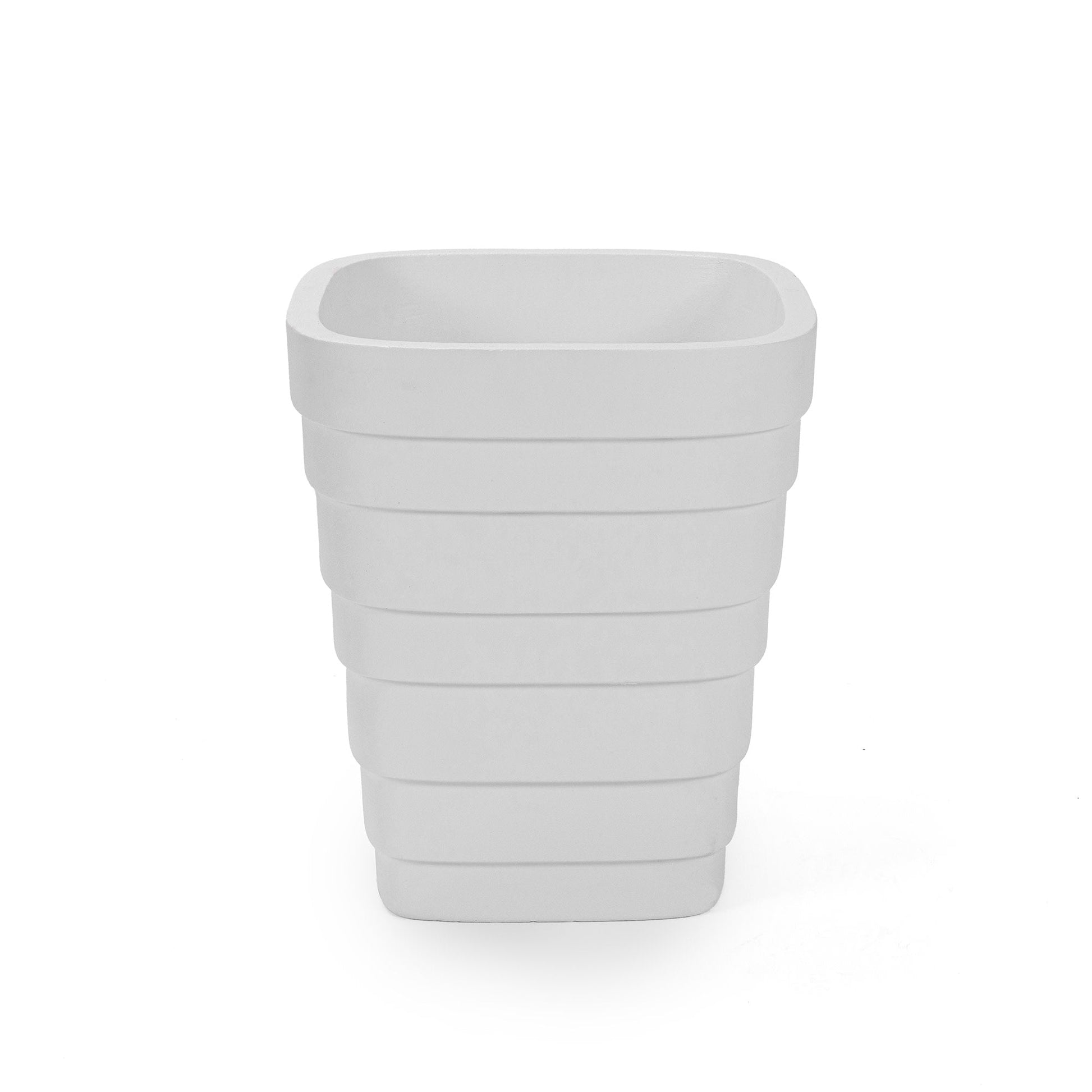 Wave Planter 20X24 White 2pk front