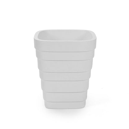 Wave Planter 20X24 White 2pk front