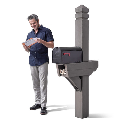 Highland Mail Post - Dark Cedar