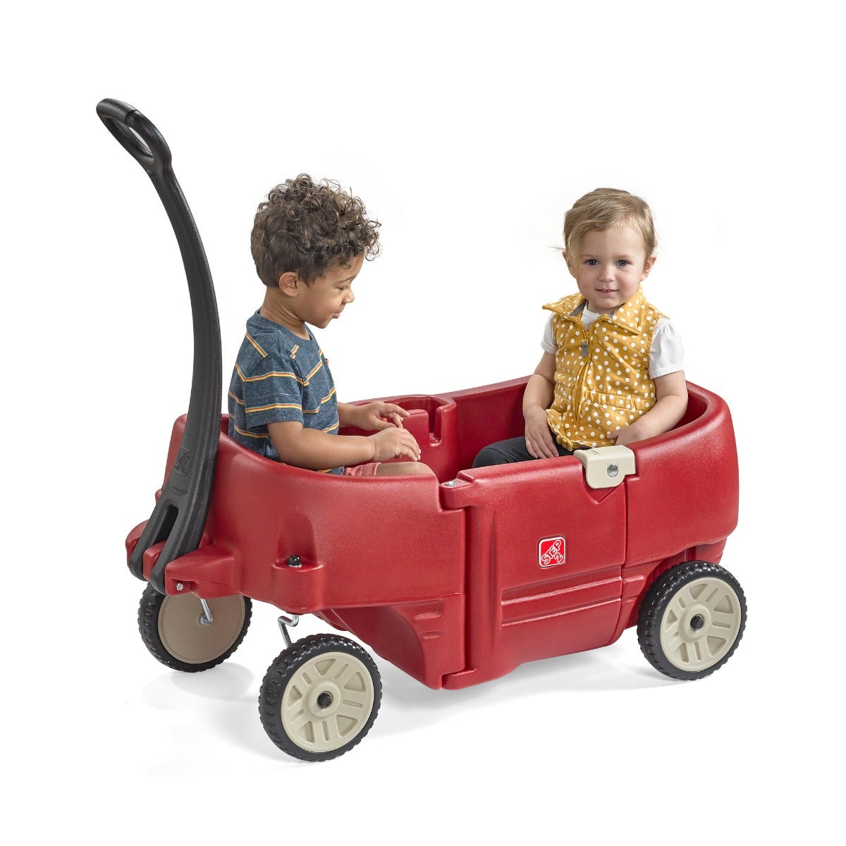 Wagon for Two Plus™ - Red with children