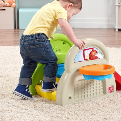 Sports-tastic Activity Center boy stepping up<br />