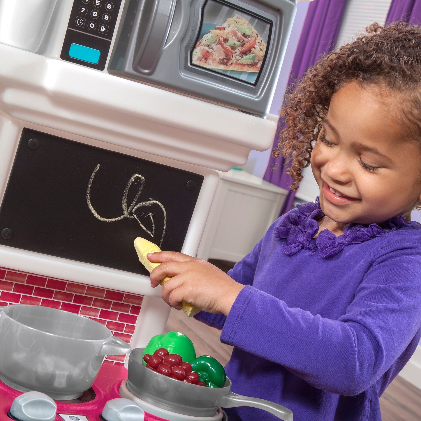 Great Gourmet Kitchen™ - Pink with chalkboard