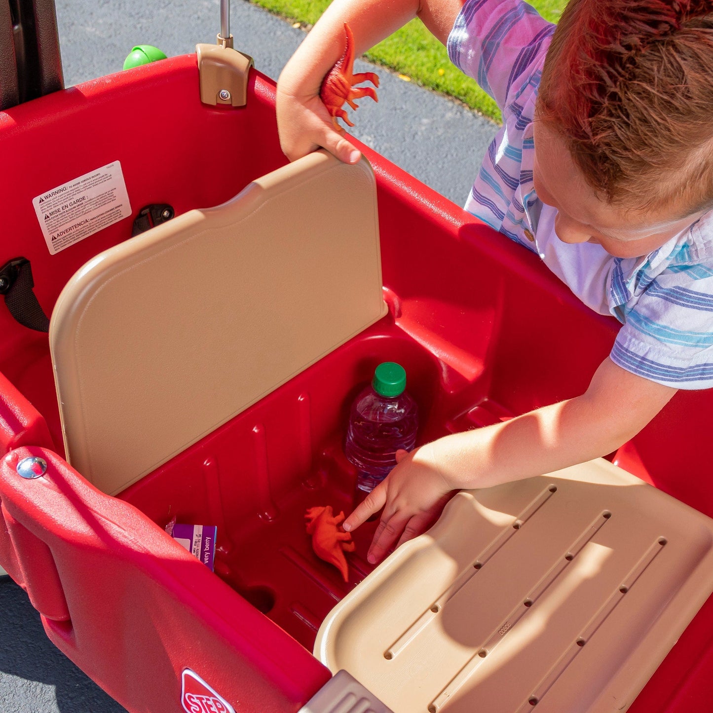 All Around Canopy Kids Wagon under seat storage