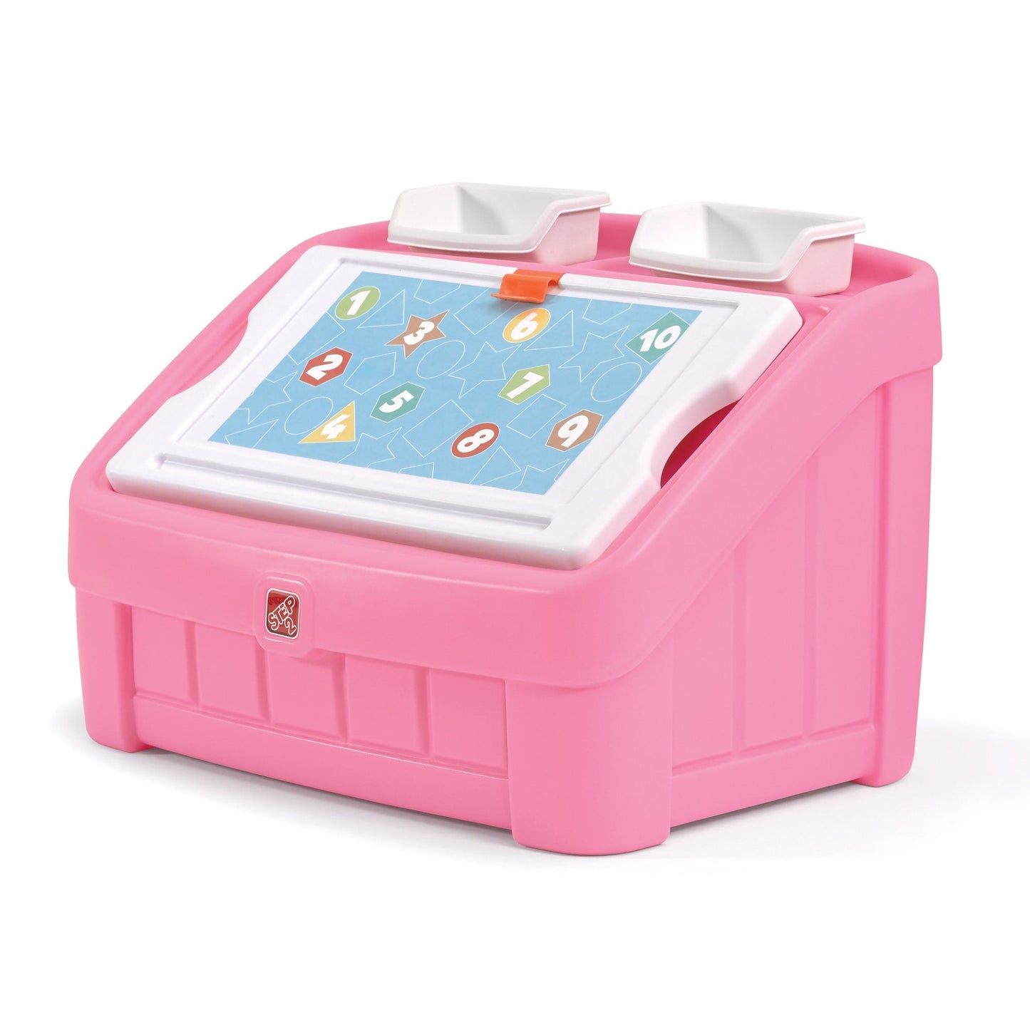 2-in-1 Toy Box & Art Lid™ - Pink