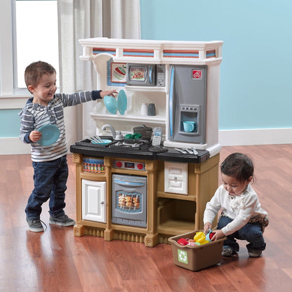 LifeStyle Custom Kitchen™ with kids playing
