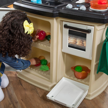 Great Gourmet Kitchen™ - Tan double oven & refrigerator
